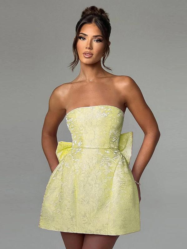 CAROLINE™ - Elegant Strapless A-Line Tube Dress for Summer &amp; Dating