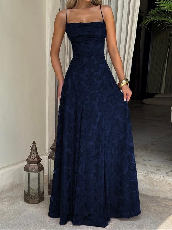 XENIA™ - Elegant Backless Lace Long Dress Fitted Design for Special Occasions &amp; Parties