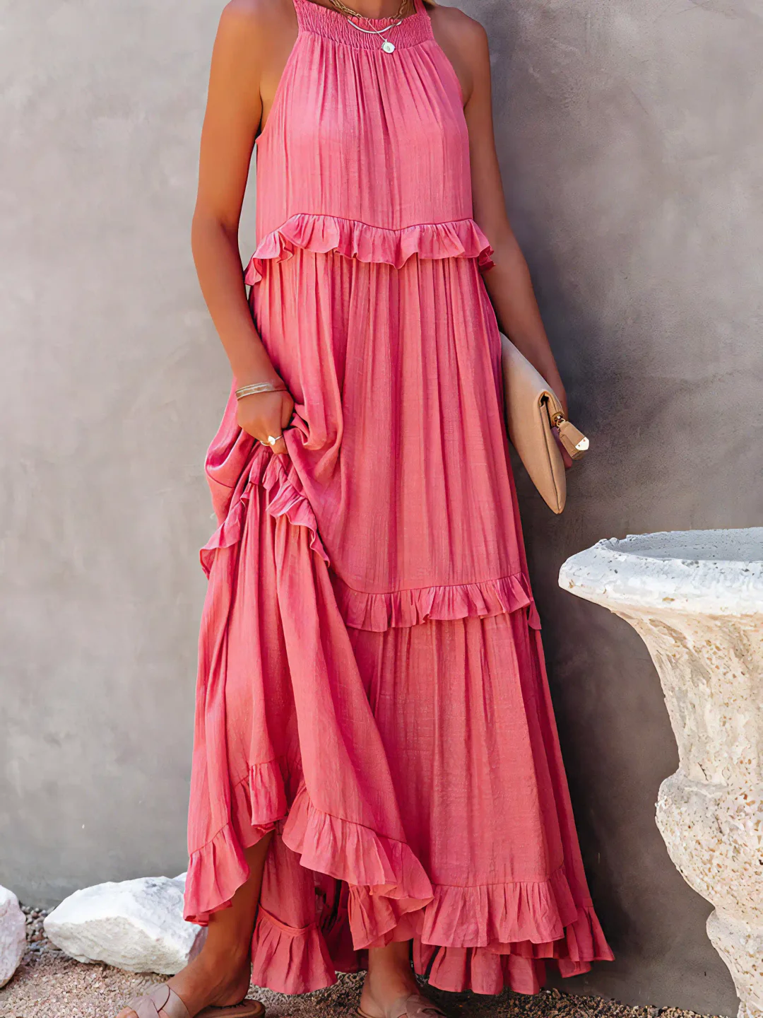 CHERRY™ - Flow &amp; Flutter Maxi Dress