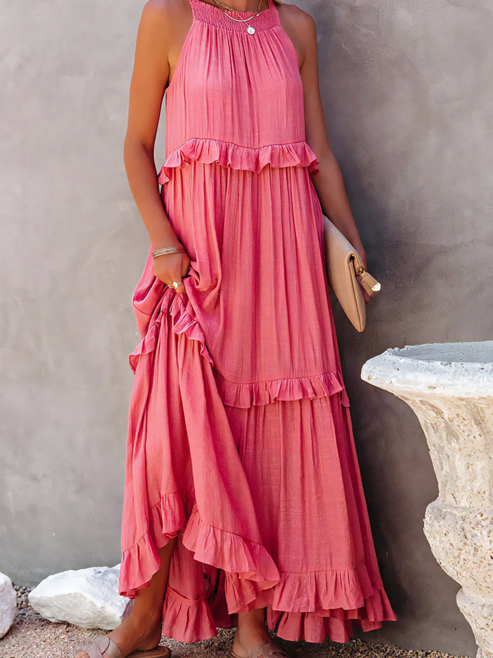 CHERRY™ - Flow &amp; Flutter Maxi Dress