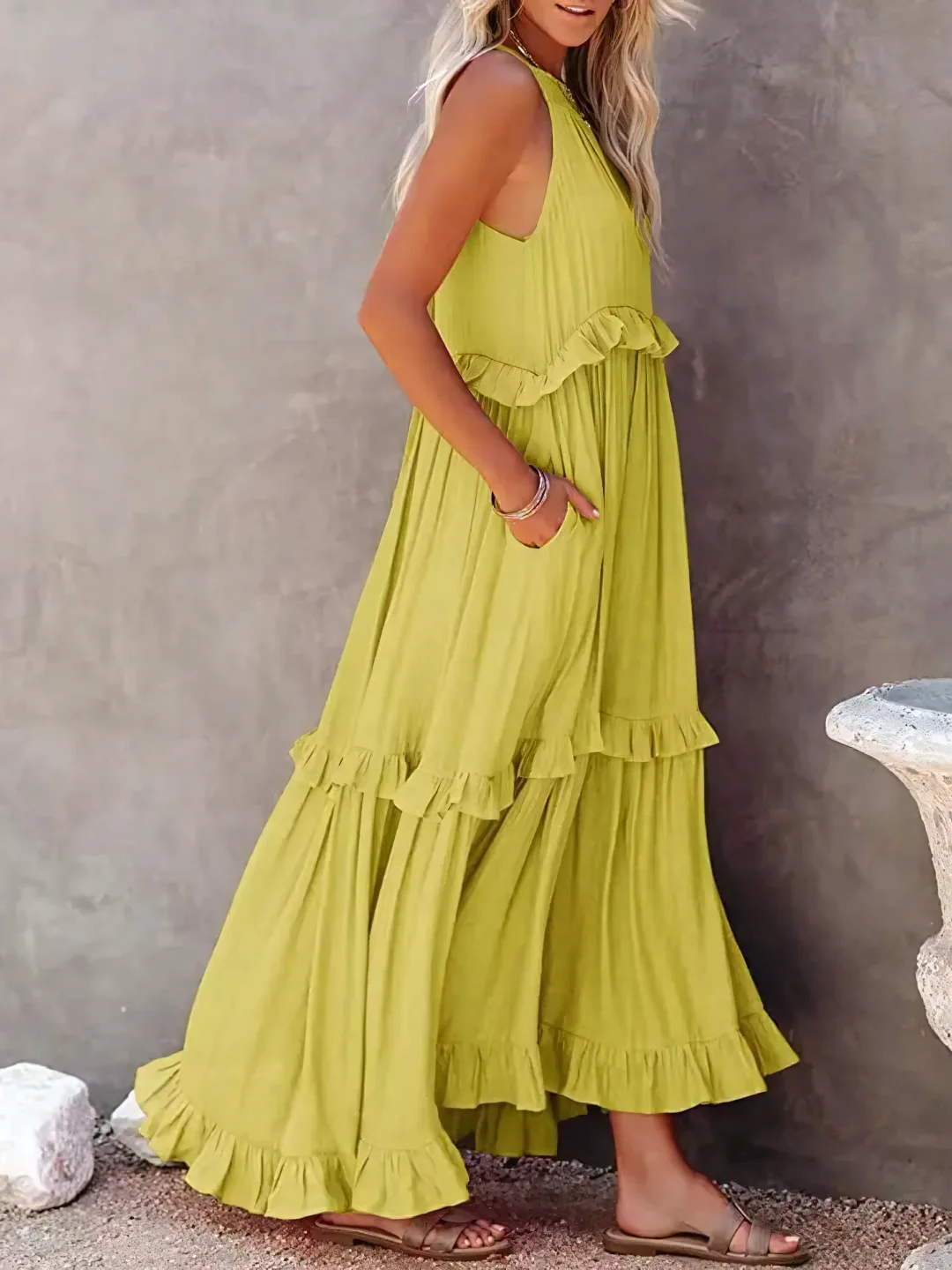 CHERRY™ - Flow &amp; Flutter Maxi Dress