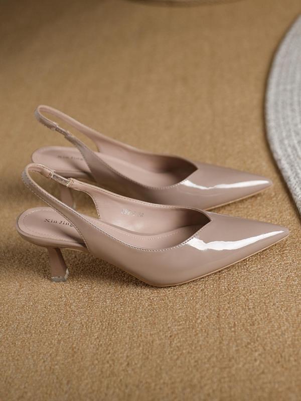 CLARA™ - Women Pointed Toe Slingback Heels for Work &amp; Daily Wear