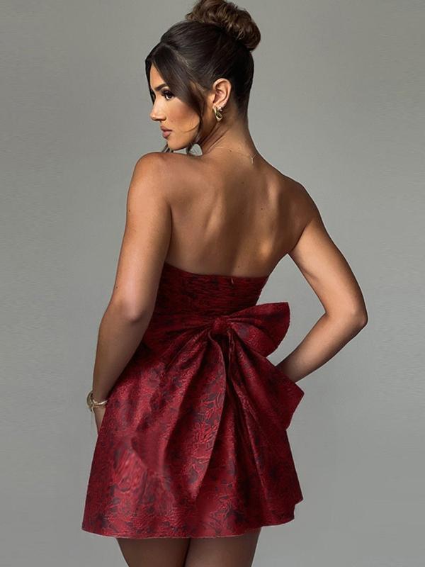 CAROLINE™ - Elegant Strapless A-Line Tube Dress for Summer &amp; Dating