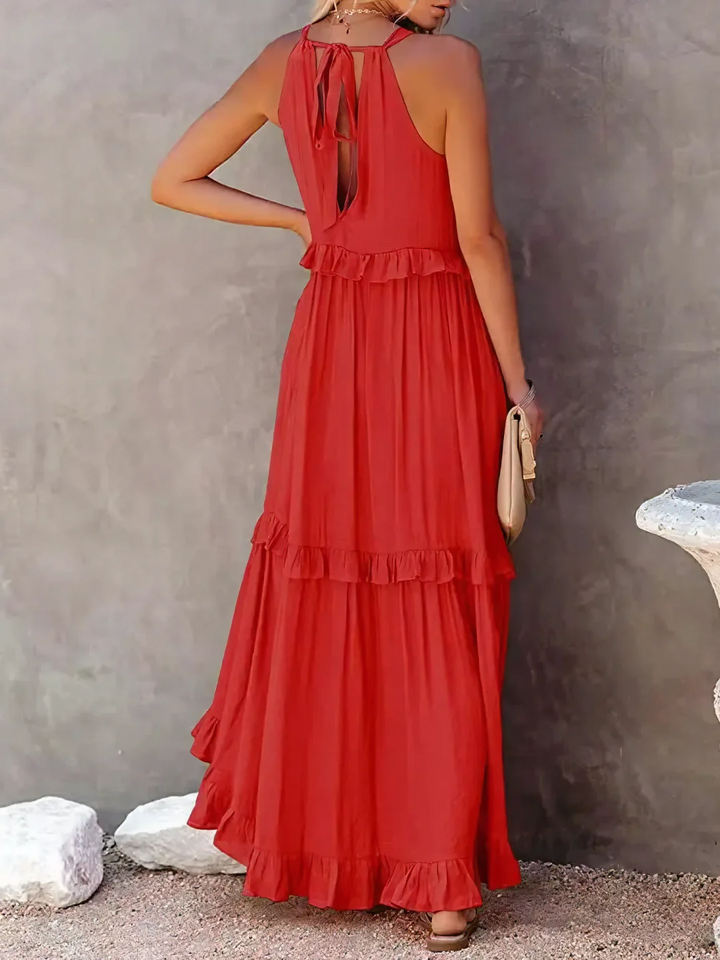 CHERRY™ - Flow &amp; Flutter Maxi Dress