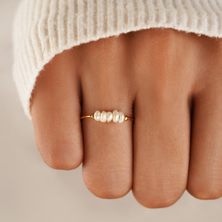 Bague Classique avec Perle d&