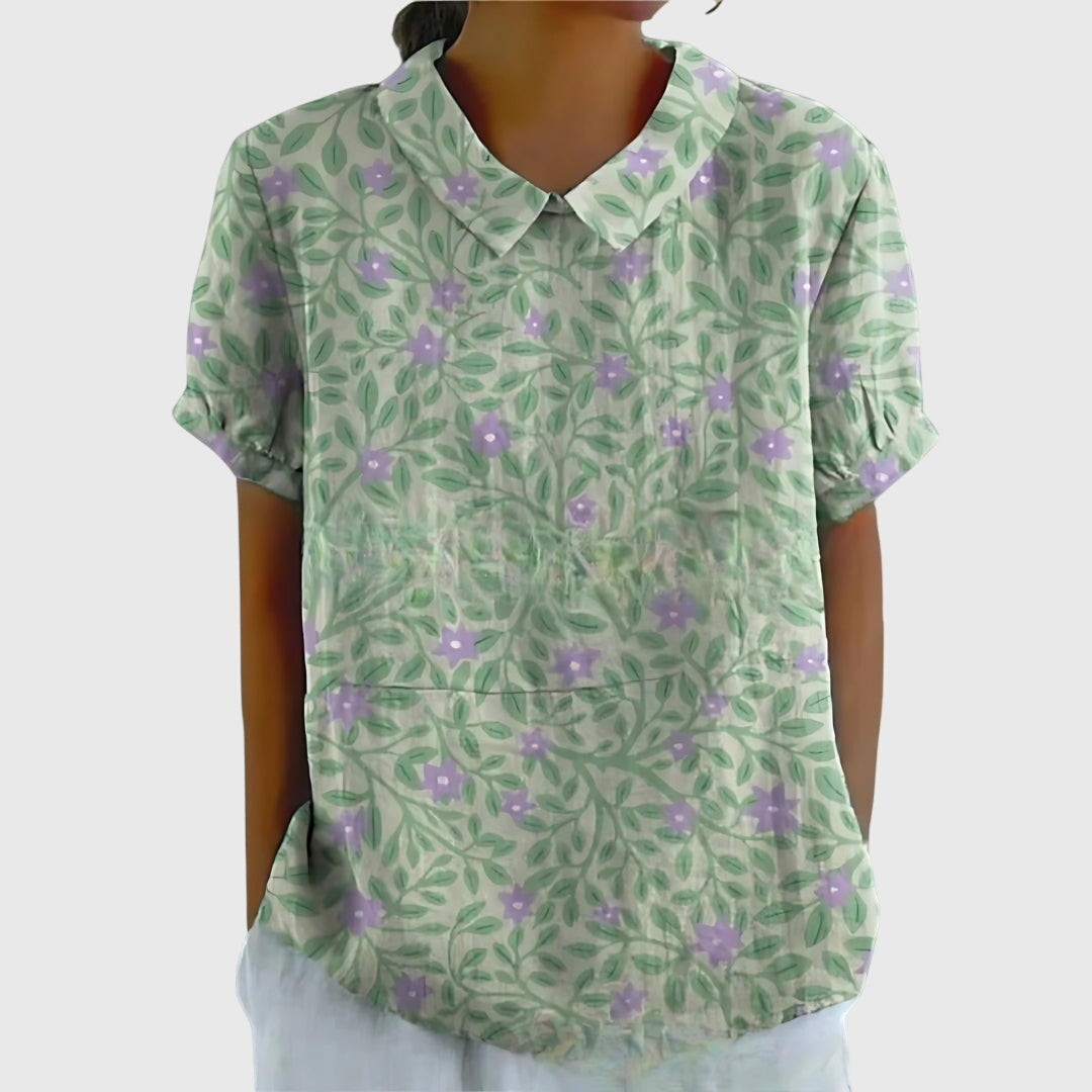 Jenna™ | Blouse Fleurie