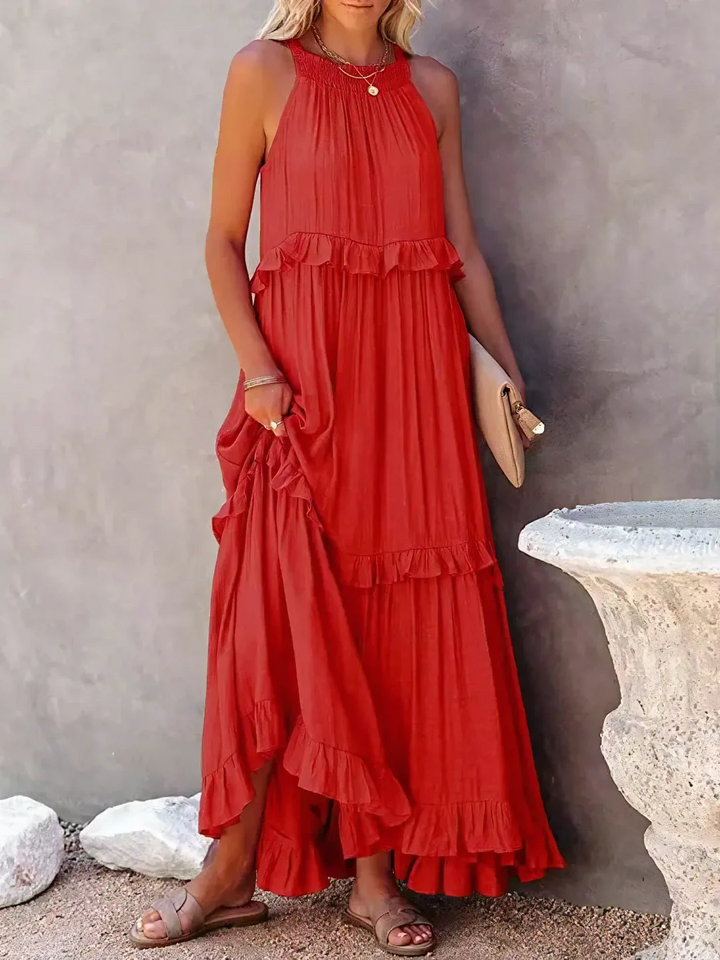 CHERRY™ - Flow &amp; Flutter Maxi Dress