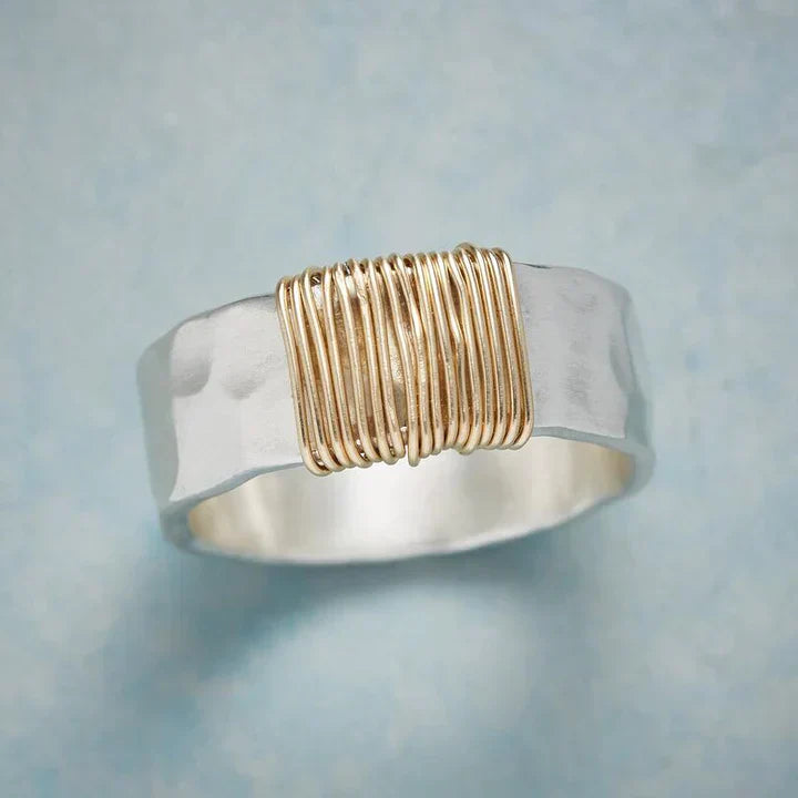 Bague en Or Vintage avec Fils d&