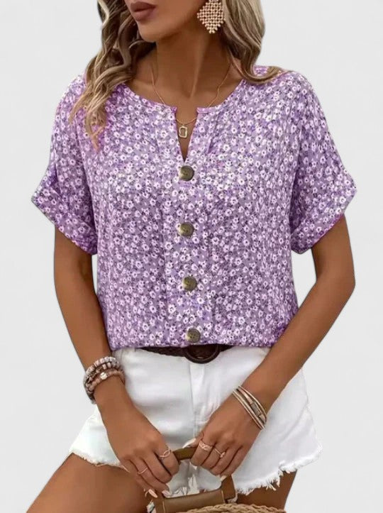 Sabine - Haut Floral Élegant d&