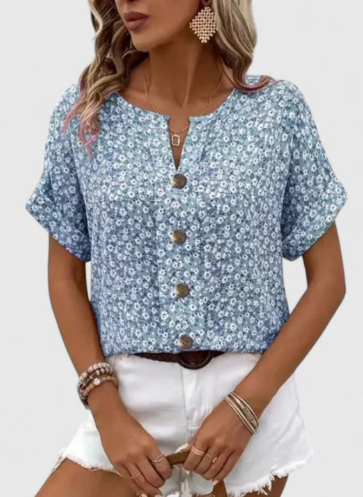 Sabine - Haut Floral Élegant d&
