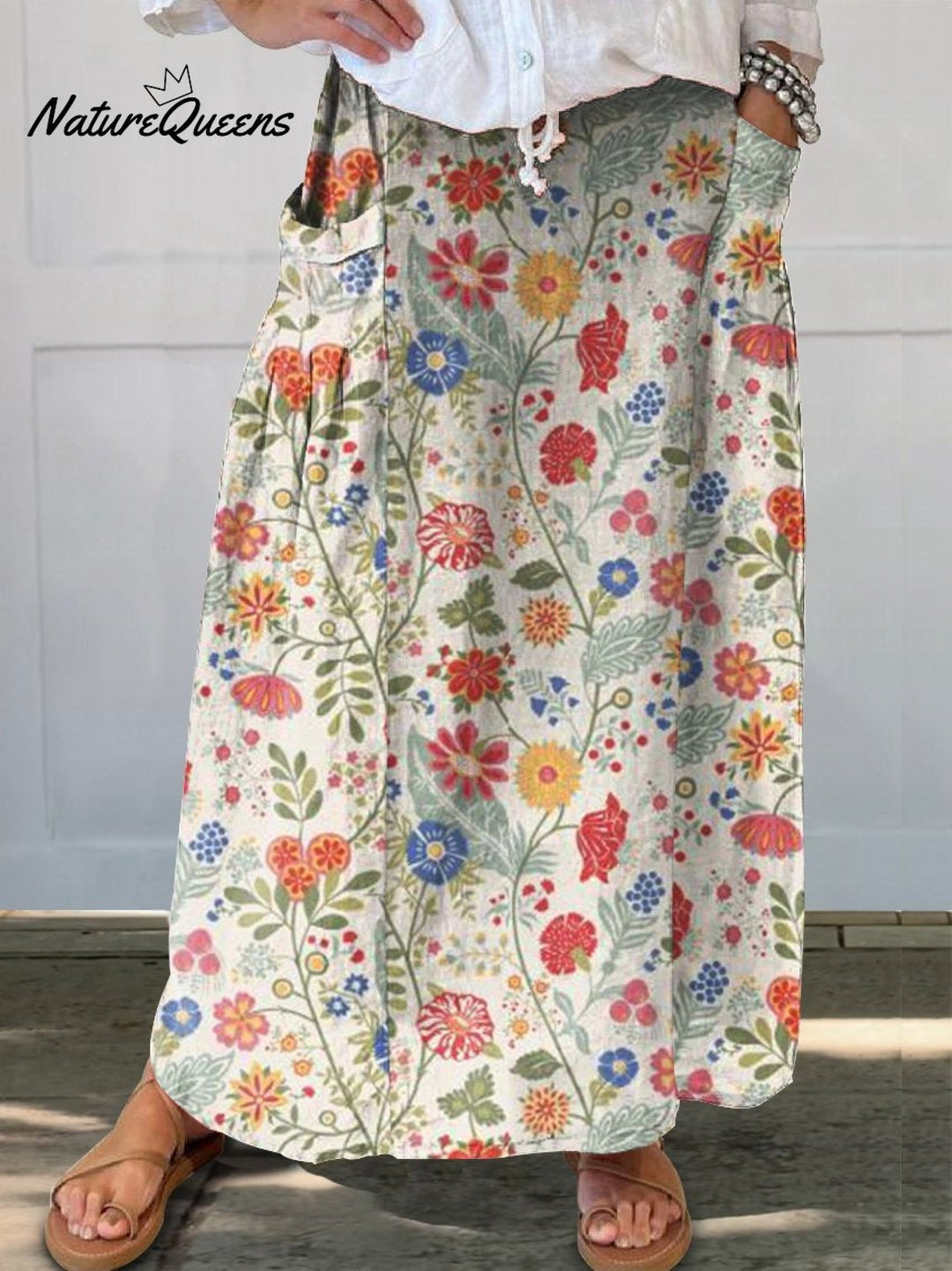 Nathalie | Chemise Florale Aquarelle