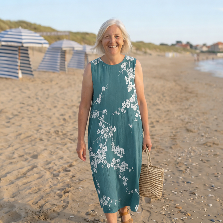 Robe d’Été Confortable Sans Manches